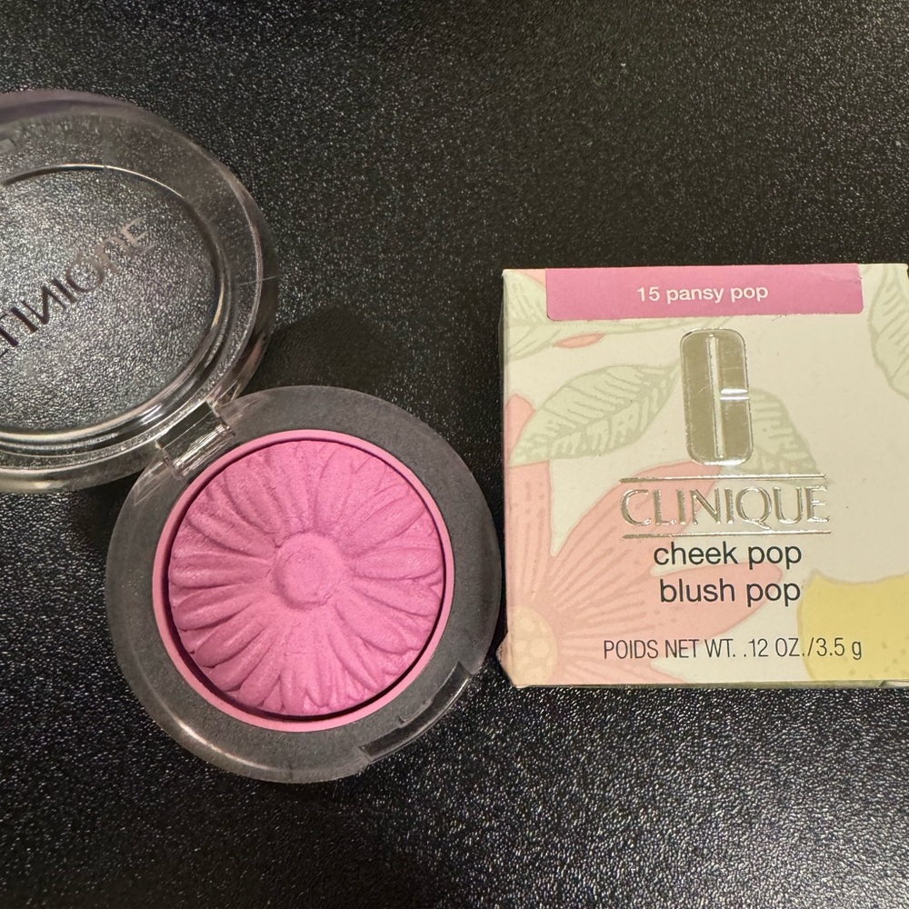 Gently Used Clinque Pansy Pop Purple/Cool Pink Blush